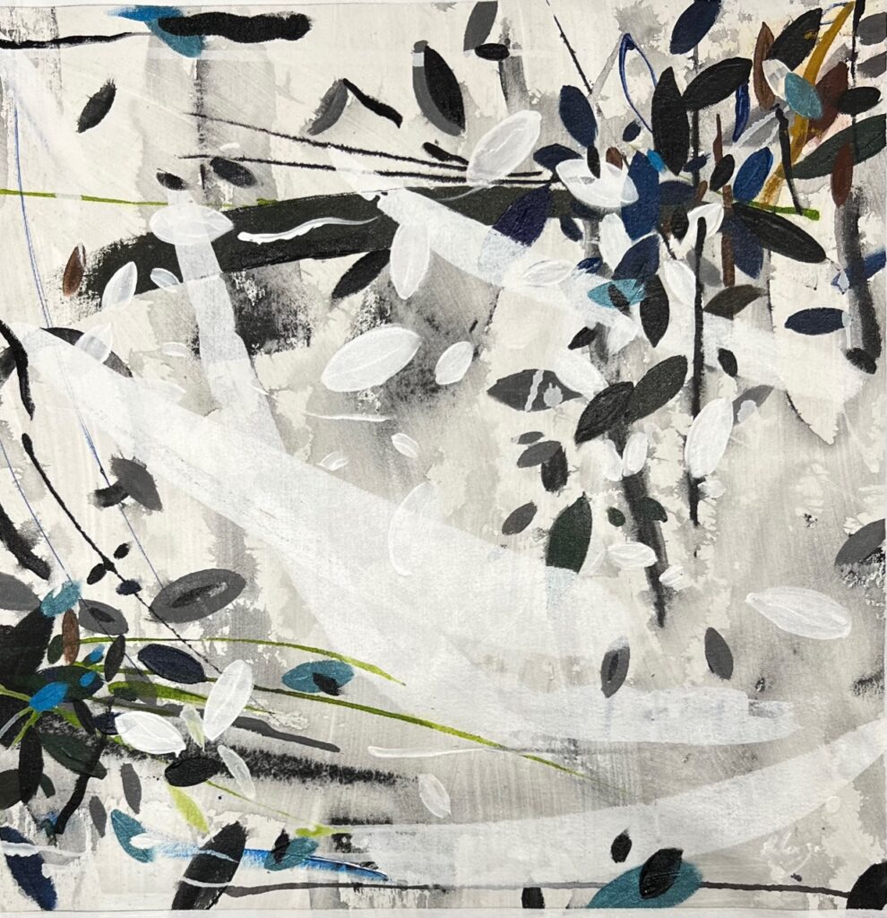 Arboreal I, Mixed on canvas by Helen Zarin