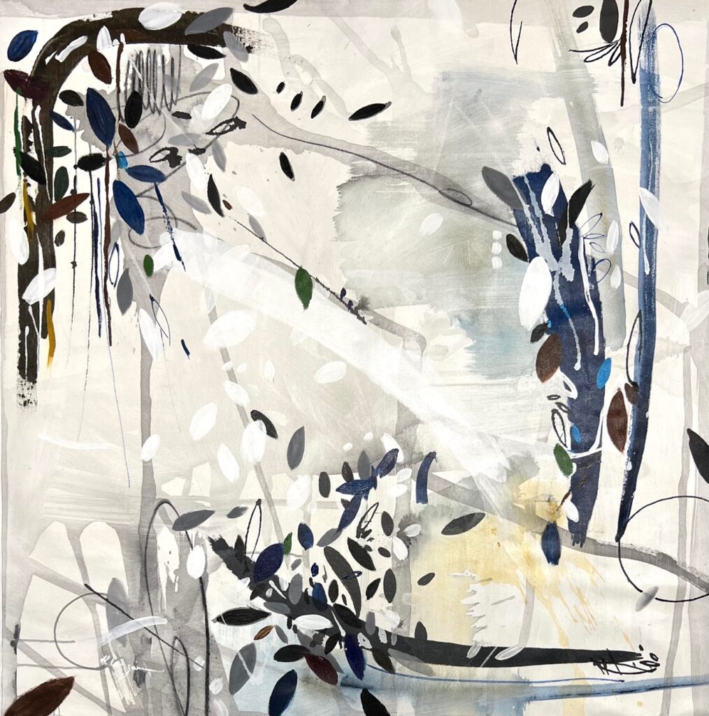 Arboreal I, Mixed on canvas by Helen Zarin