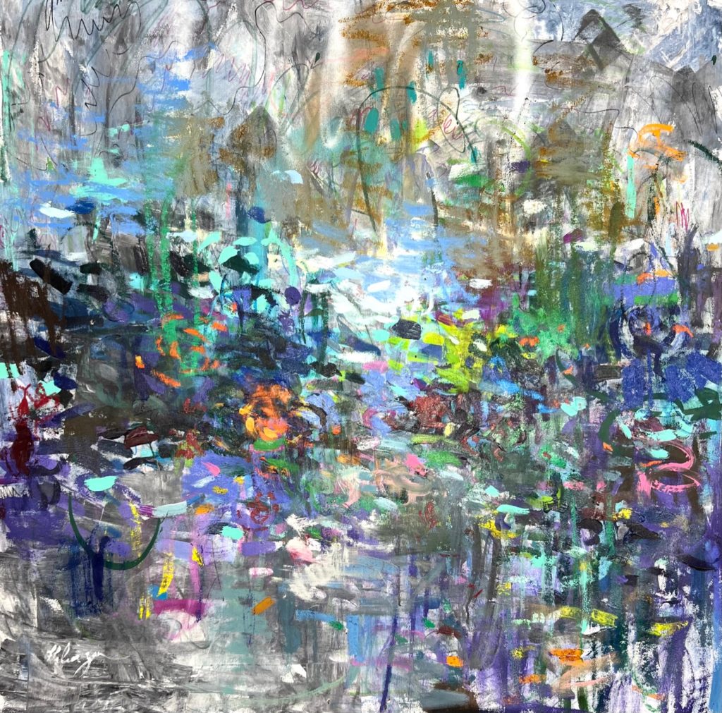 Vision Landscape V, Mixed on canvas by Helen Zarin