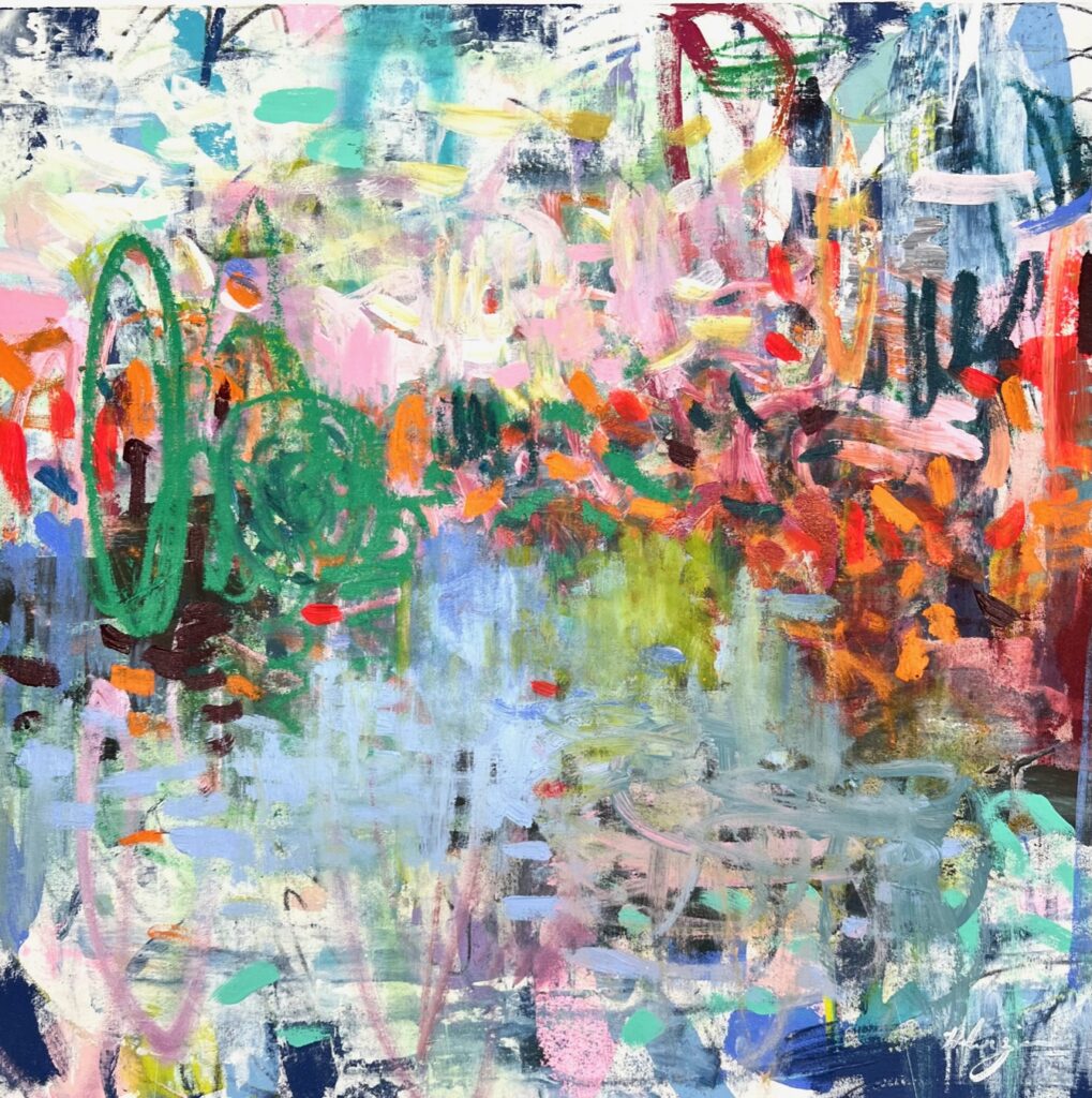 Vision Landscape XI, Mixed on canvas by Helen Zarin