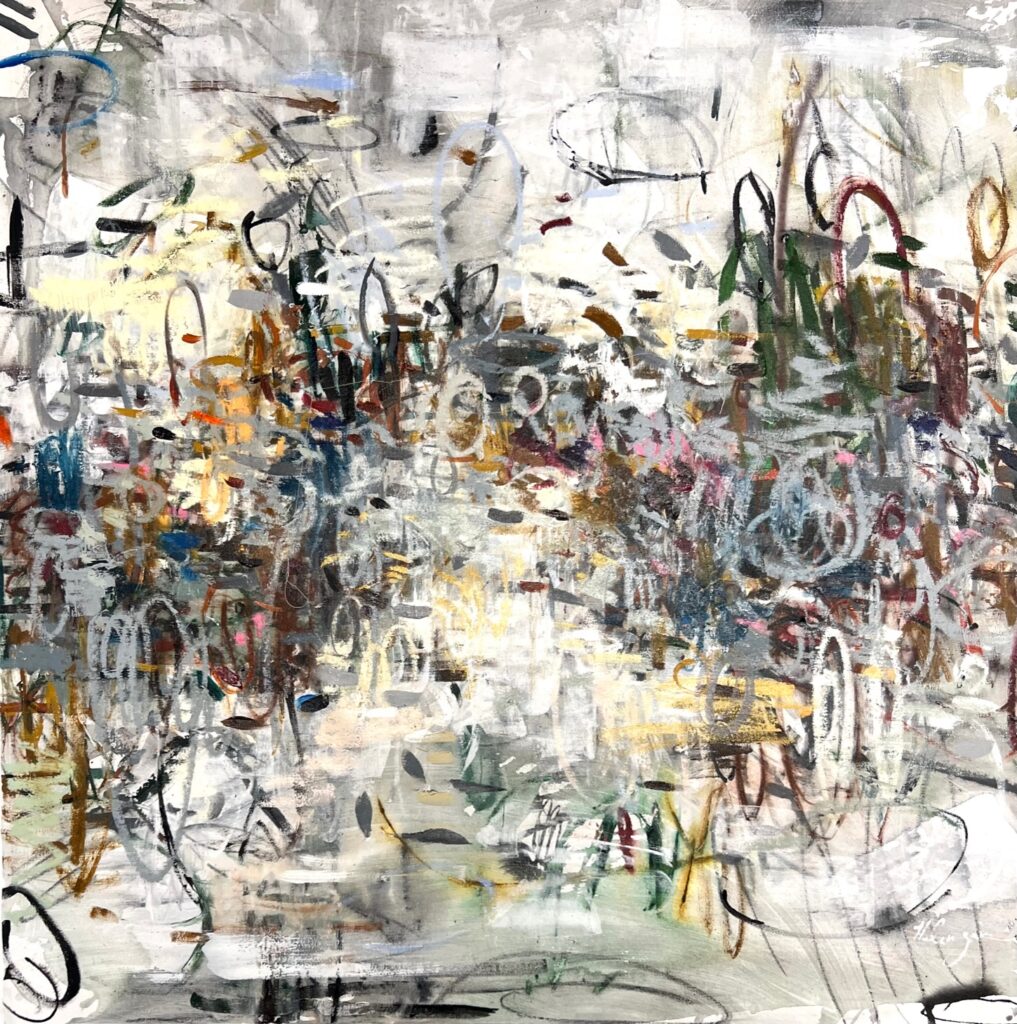Vision Landscape XXII, Mixed on canvas by Helen Zarin