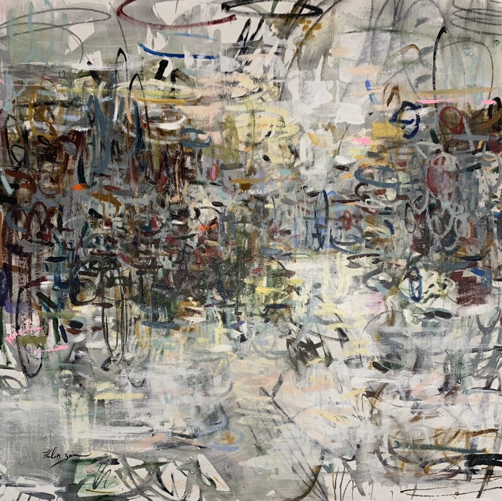 Vision Landscape XXIII, Mixed on canvas by Helen Zarin