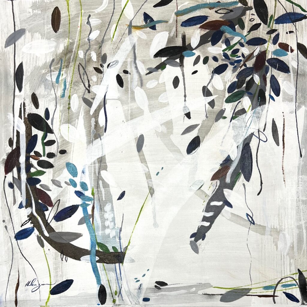 Arboreal II, Mixed on canvas by Helen Zarin