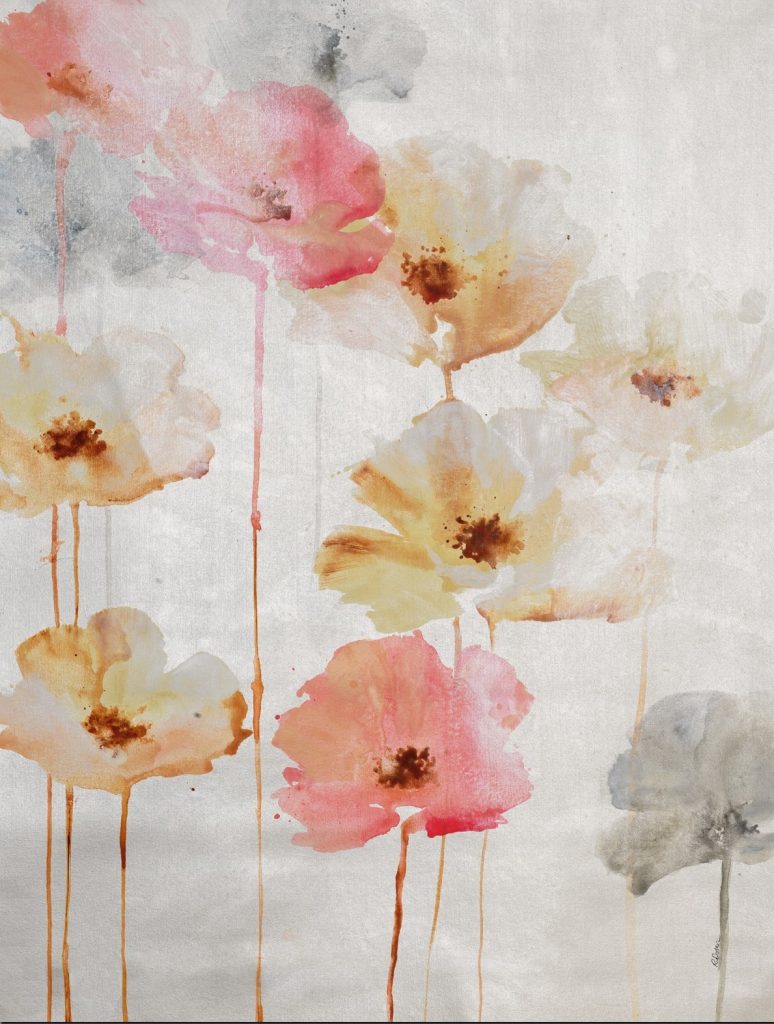 Happy Standing Poppies by Rikki Drotar