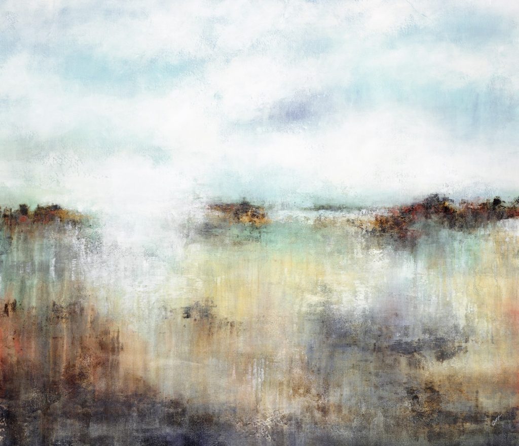 Stillness Awaits, Acrylic on canvas by Rikki Drotar