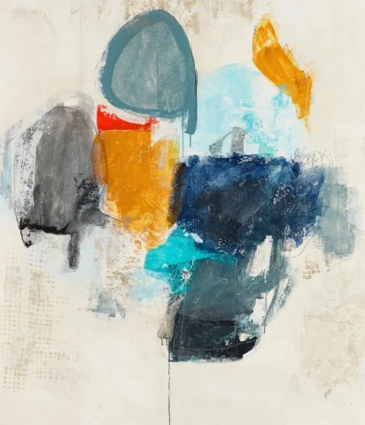 Moonbeams I, Acrylic on canvas by Clayton Rabo