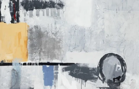 Roughed Up, Acrylic on canvas by Clayton Rabo