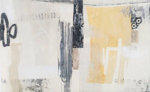 Sixty Second Hum, Acrylic on canvas by Clayton Rabo