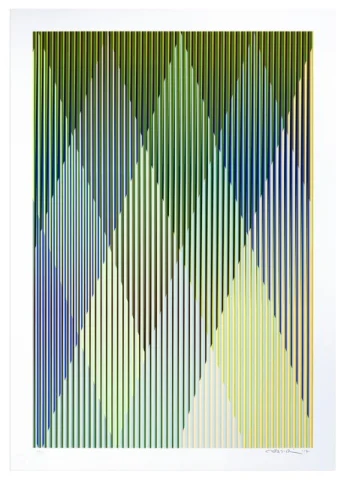 Cruz 1 by Carlos Cruz-Diez