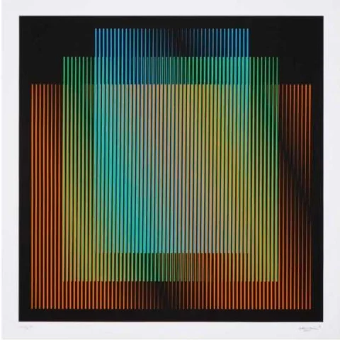 Germania C, Paper by Carlos Cruz-Diez